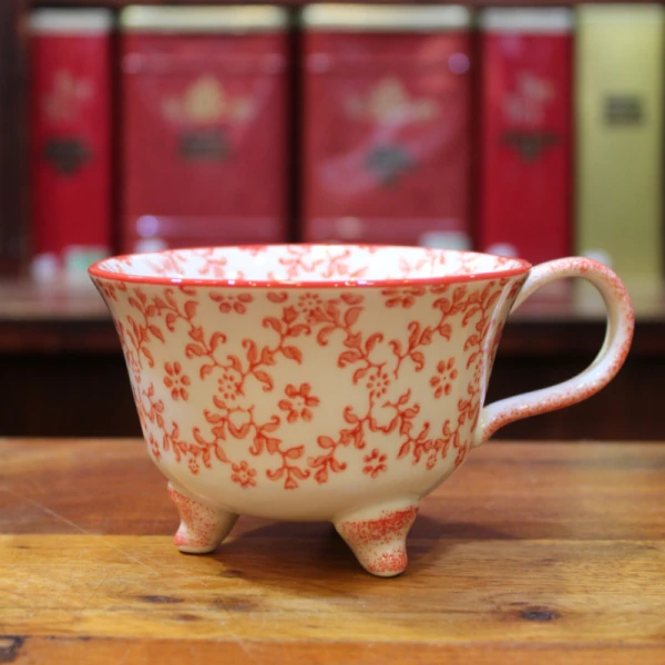 Mug à pieds Rouge - Compagnie Anglaise des Thés