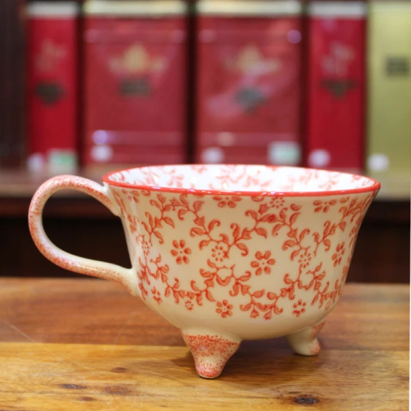 Mug à pieds Rouge - Compagnie Anglaise des Thés