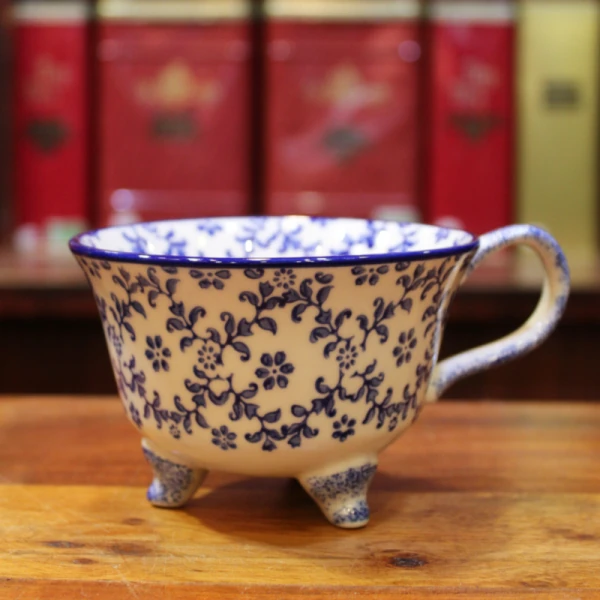 Mug à pieds Bleu - Compagnie Anglaise des Thés