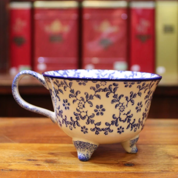 Mug à pieds Bleu - Compagnie Anglaise des Thés