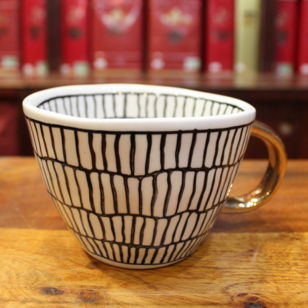 Mug Céramique Noir et Blanc - Compagnie Anglaise des Thés
