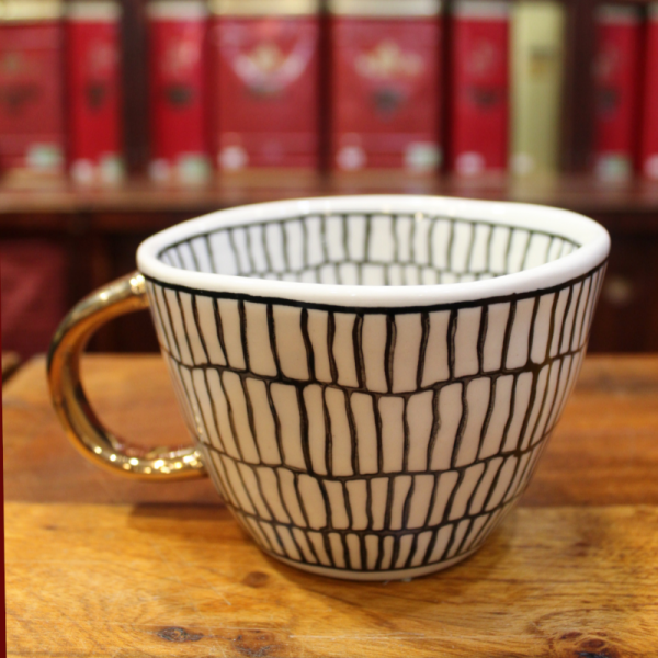 Mug Céramique Noir et Blanc - Compagnie Anglaise des Thés
