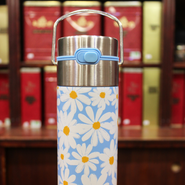 Thermos Marguerite bleue clair 50cl - Compagnie Anglaise des Thés