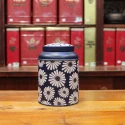 Boîte cylindrique Marguerite bleue - Compagnie Anglaise des Thés