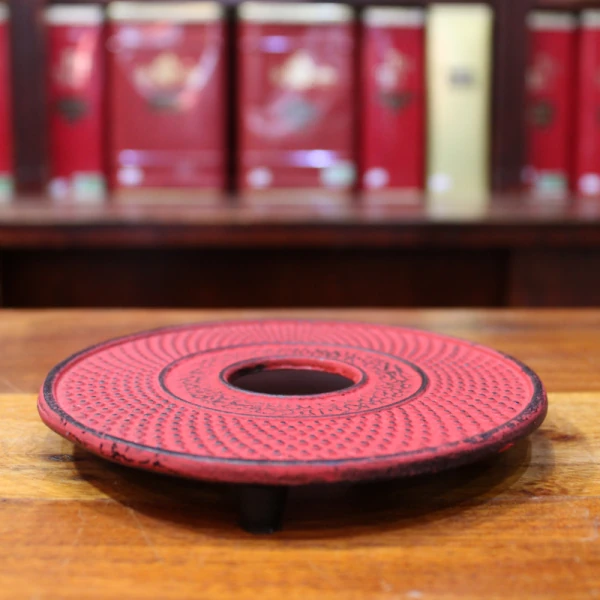 Dessous de Fonte rouge Ø 13,5cm - Compagnie Anglaise des Thés