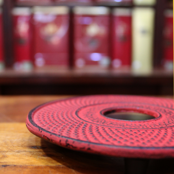 Dessous de Fonte rouge Ø 13,5cm - Compagnie Anglaise des Thés