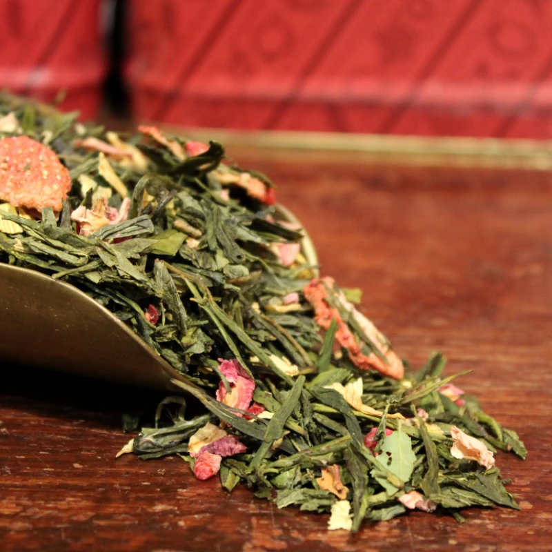 Thé vert SAMOVAR - FRAISE, FRAMBOISE - Compagnie Anglaise des Thés
