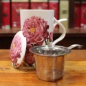 Tisanière Pivoine Rose Clair - Compagnie Anglaise des Thés