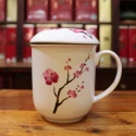 Tisanière Fleur de Cerisier en porcelaine - Compagnie Anglaise des Thés