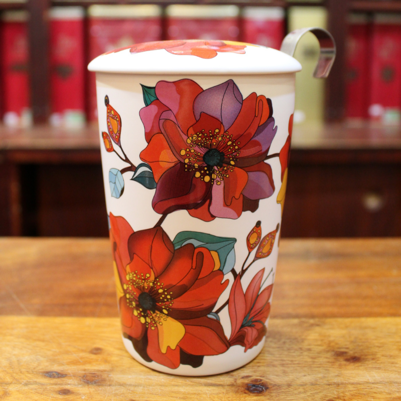 Tisanière Flowers - Compagnie Anglaise des Thés