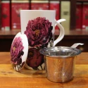 Tisanière Pivoine Rose Foncé - Compagnie Anglaise des Thés