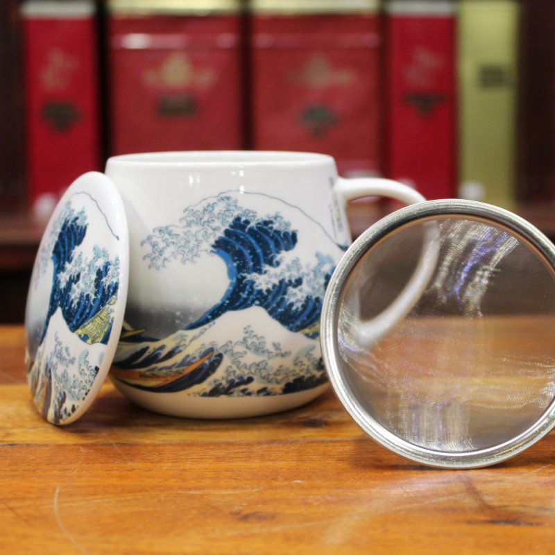 Tisanière Volupte Vague Hokusai - Compagnie Anglaise des Thés