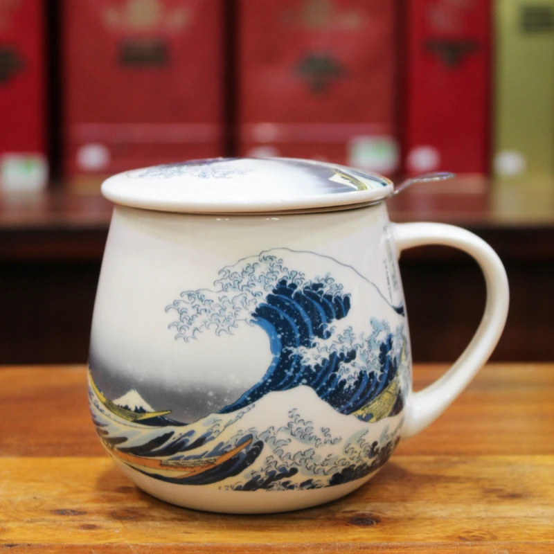 Tisanière Volupte Vague Hokusai - Compagnie Anglaise des Thés