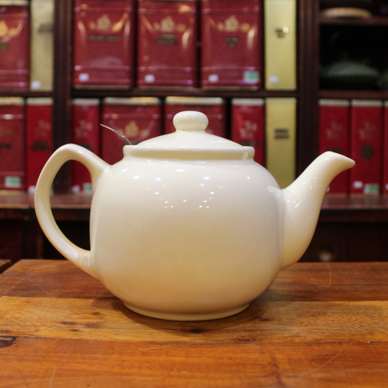 Théière Blanc Crème 1,2l - Compagnie Anglaise des Thés