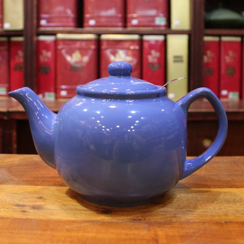 Théière Bleu Vif 1,2l - Compagnie Anglaise des Thés