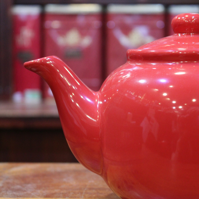 Théière Rouge 1,2l - Compagnie Anglaise des Thés