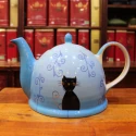 Théière Bleue Chat 1,7l - Compagnie Anglaise des Thés