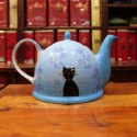 Théière Bleue Chat 1,7l - Compagnie Anglaise des Thés