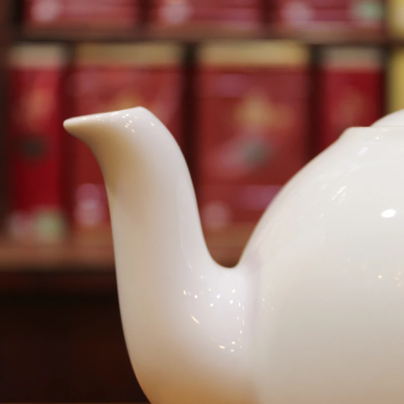 Théière blanche 1L - Compagnie Anglaise des Thés