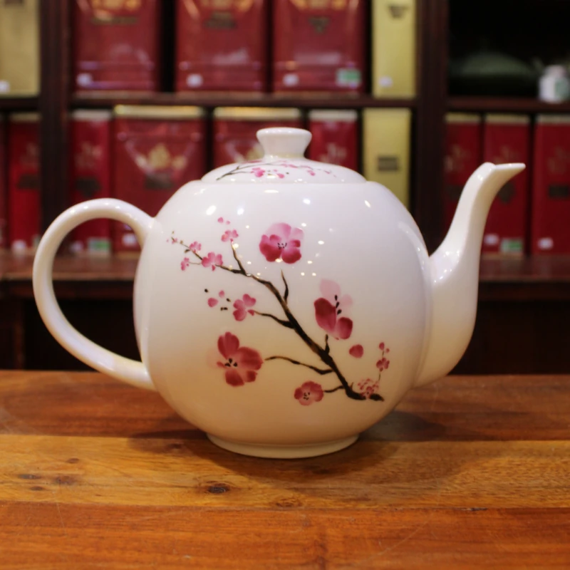Théière en porcelaine Fleurs de cerisier - Contenance : 1,2l