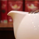 Théière Blanche Vif 0,9 L - Compagnie Anglaise des Thés