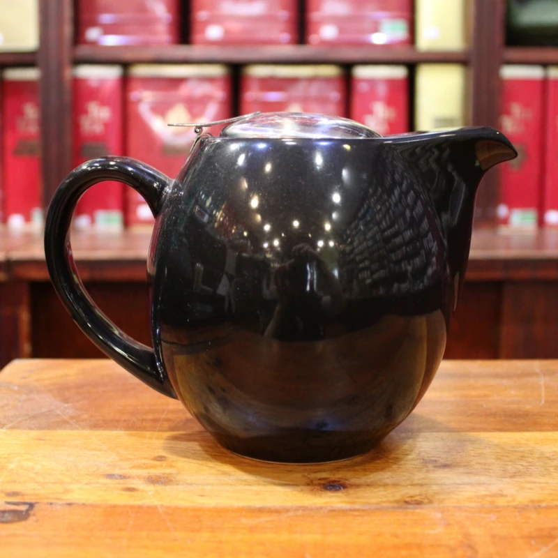 Théière Noir Vif 0,9 L - Compagnie Anglaise des Thes