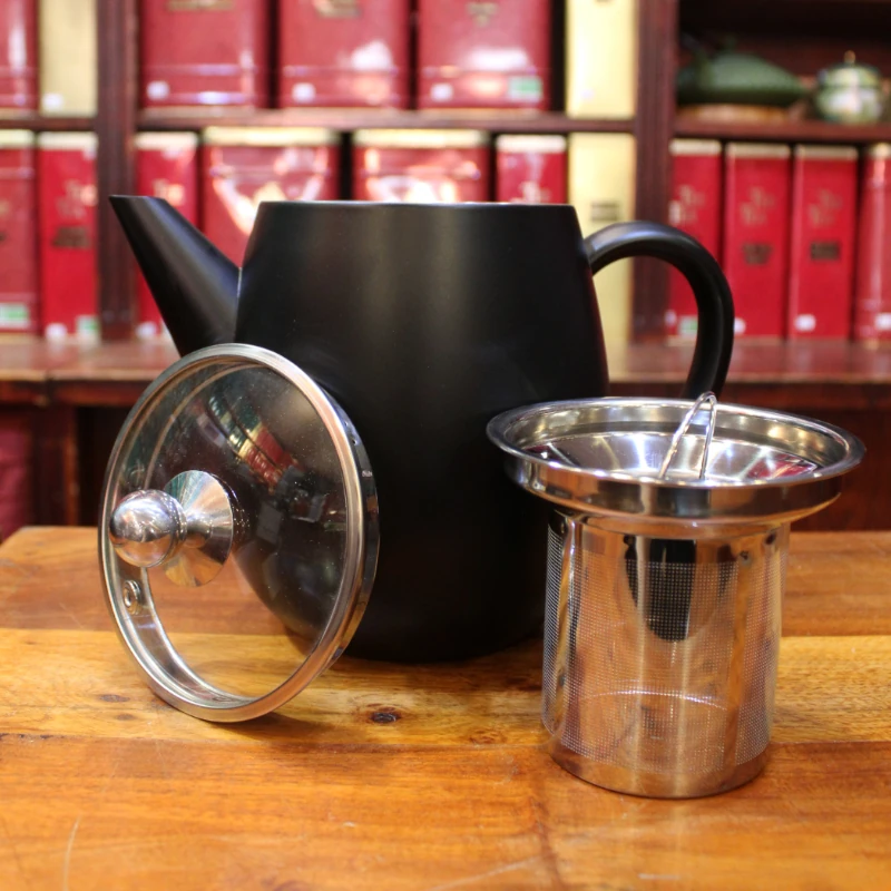 Théière Adagio Noire Mat 1.1L - Compagnie Anglaise des Thés