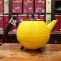 Théière Ronde Jaune 1,2l - Compagnie Anglaise des Thés