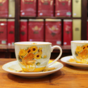 Coffret duo Mugs et Soucoupes Tournesols - Compagnie Anglaise des Thés