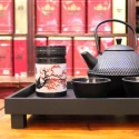 Plateau bambou noir avec pieds - Compagnie Anglaise des Thés