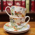 Coffret duo Mugs et Soucoupes Colibri - Compagnie Anglaise des Thés
