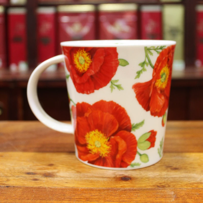 Maxi Mug Dunoon Coquelicots - Compagnie Anglaise des Thés