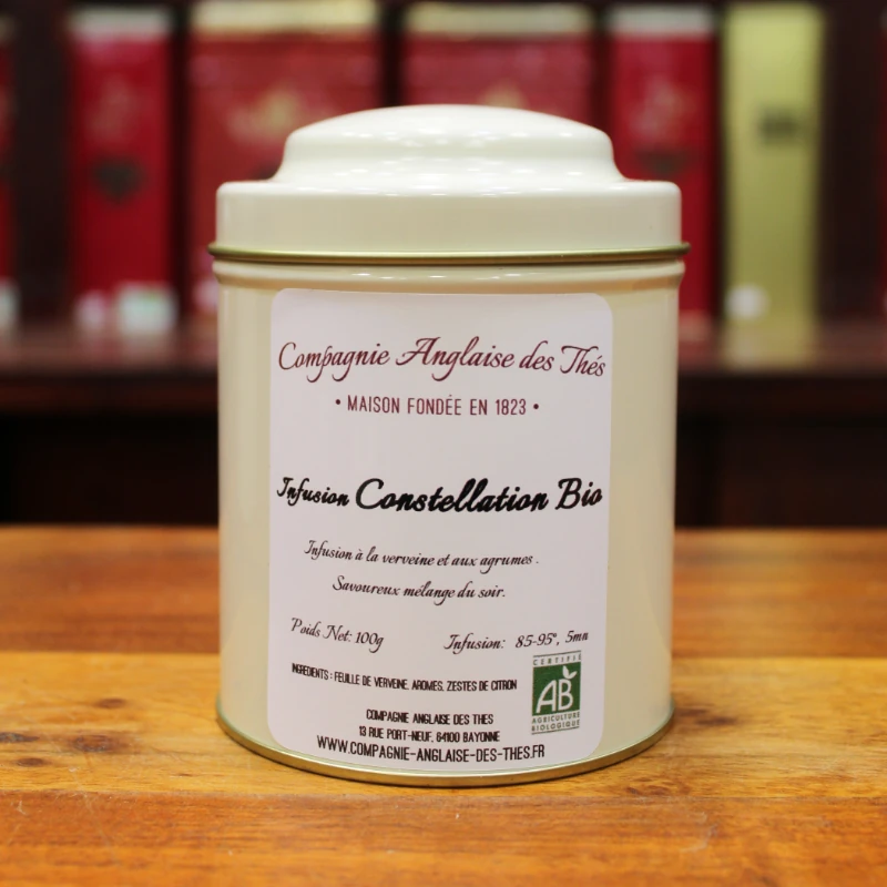 Infusion CONSTELLATION BIO- Verveine, Citron en boîte - Compagnie Anglaise des Thés