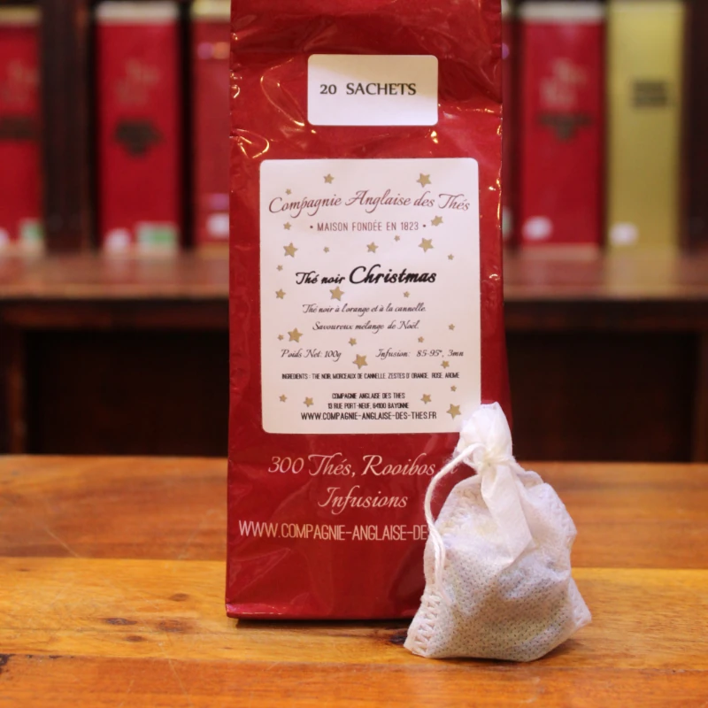 Recharge Thé noir CHRISTMAS en sachets - Compagnie Anglaise des Thés