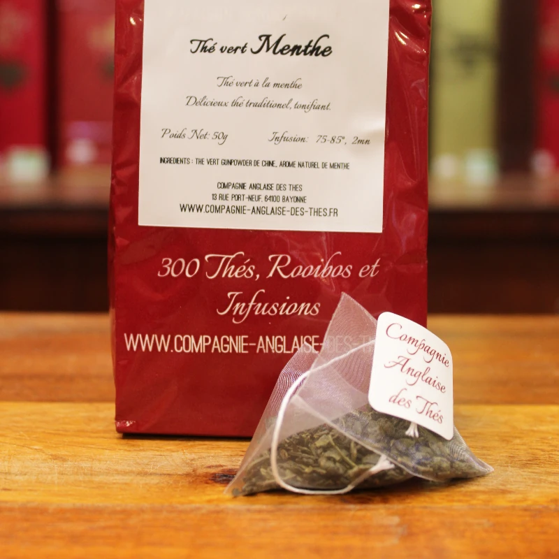 Thé vert Menthe en sachet - Compagnie Anglaise des Thés