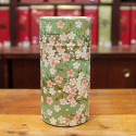 Boîte Japonaise verte et rose - Compagnie Anglaise des Thés
