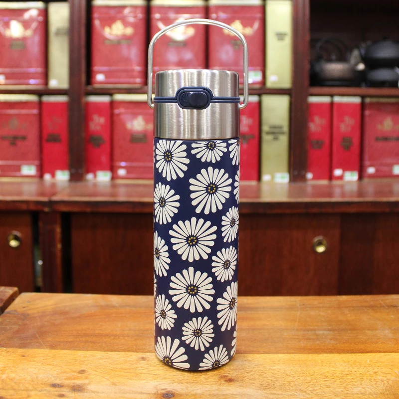 Thermos Marguerite bleue 50cl - Compagnie Anglaise des Thés
