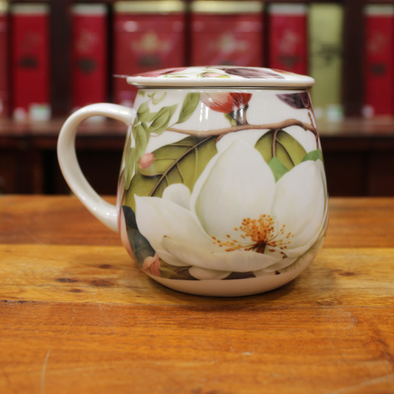 Tisanière Volupté Magnolias - Compagnie Anglaise des Thés