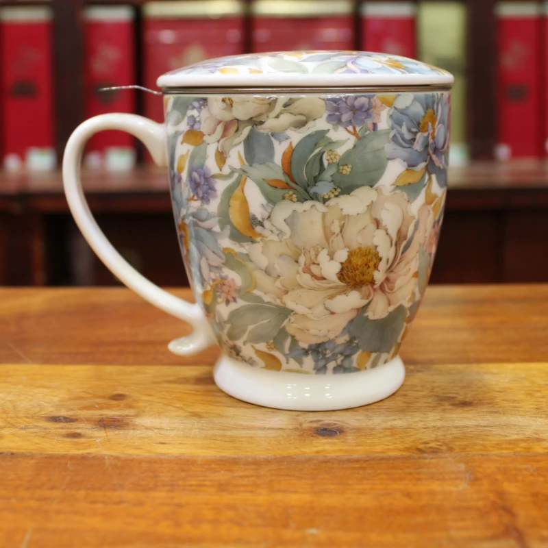 Tisanière Élégance Pivoine vintage - Compagnie des Anglaise des Thés