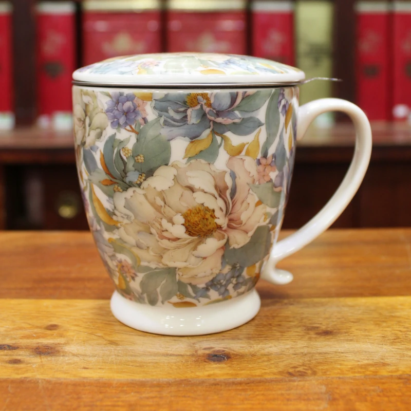 Tisanière Élégance Pivoine vintage - Compagnie des Anglaise des Thés