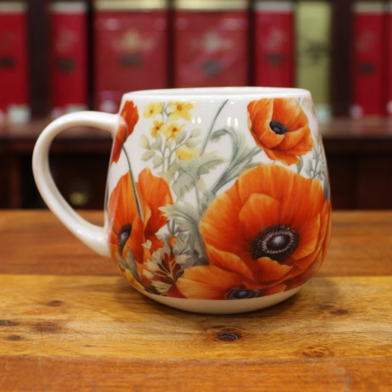Mug Volupte Coquelicots Rouges - Compagnie Anglaise des Thés