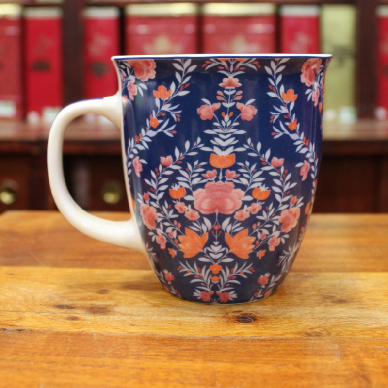 Grand Mug Fleurs Bleues - Compagnie Anglaise des Thés