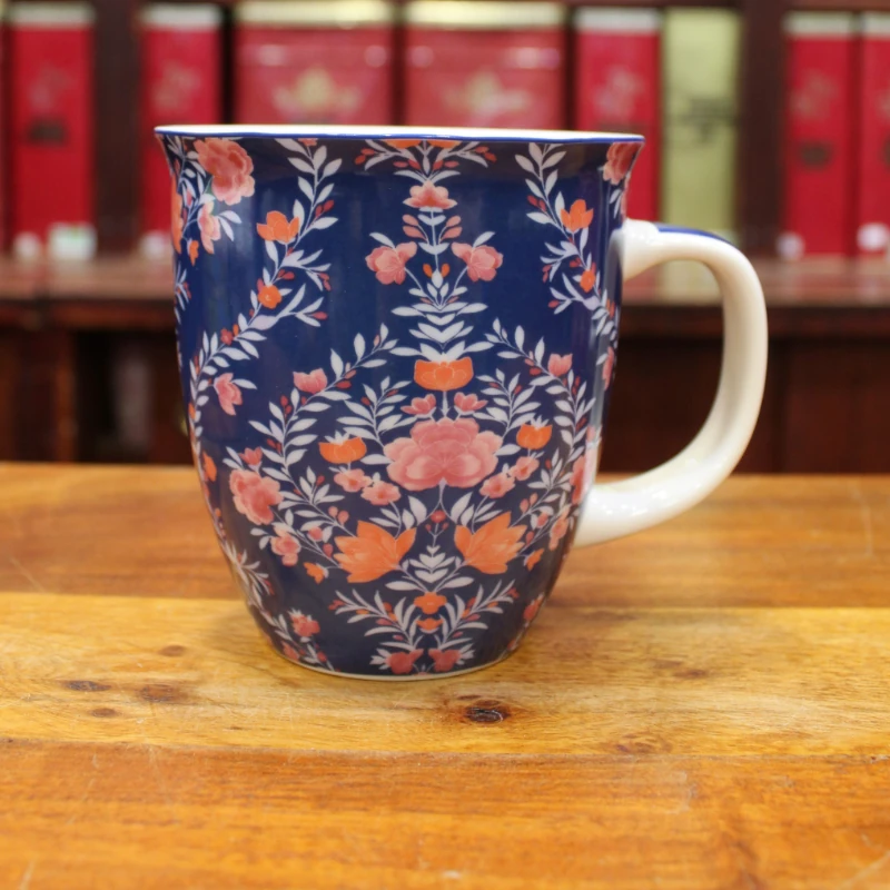 Grand Mug Fleurs Bleues - Compagnie Anglaise des Thés