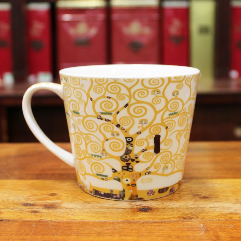Grand Mug Insolence Arbre de vie écru 50cl - Compagnie Anglaise des Thés