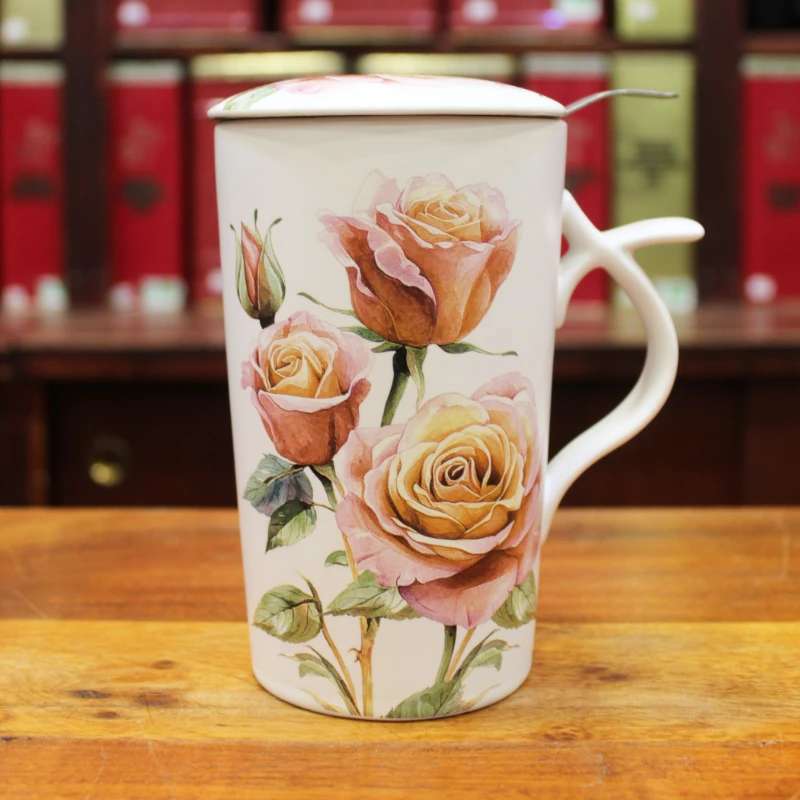 Tisanière Roses - Compagnie Anglaise des Thés