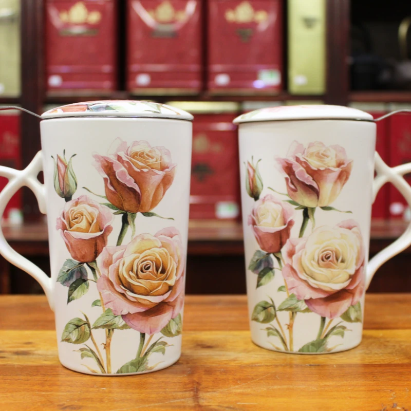 Tisanière Roses - Compagnie Anglaise des Thés