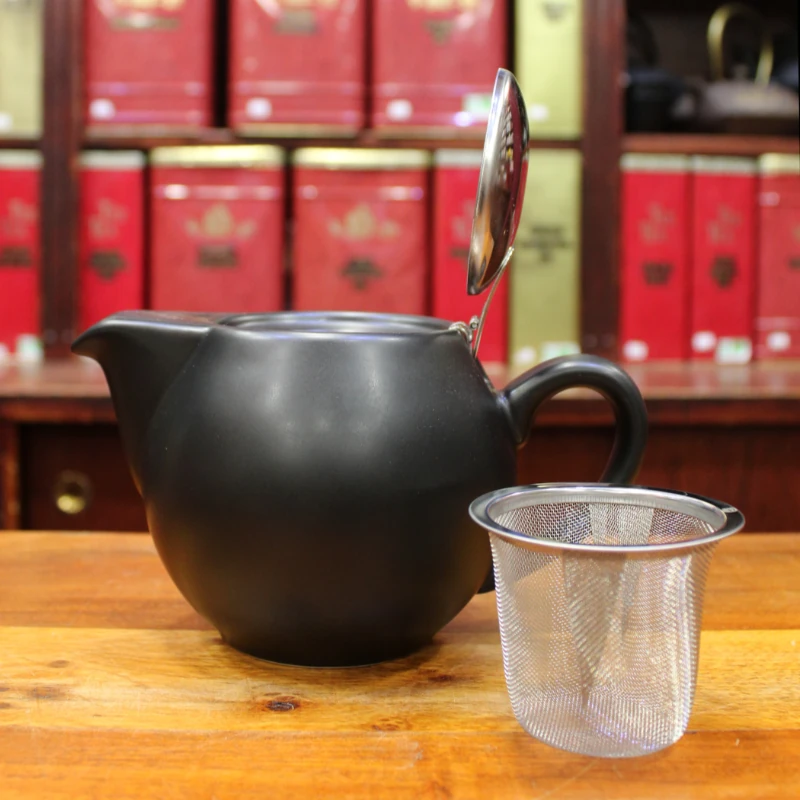 Théière Noir Mat 0,5L - Compagnie Anglaise des Thés