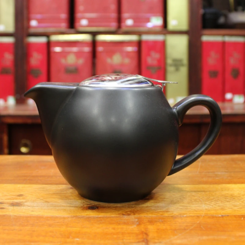 Théière Noir Mat 0,5L - Compagnie Anglaise des Thés