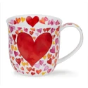 Mug Dunoon Vintage Coeur rouge - Compagnie Anglaise des Thés