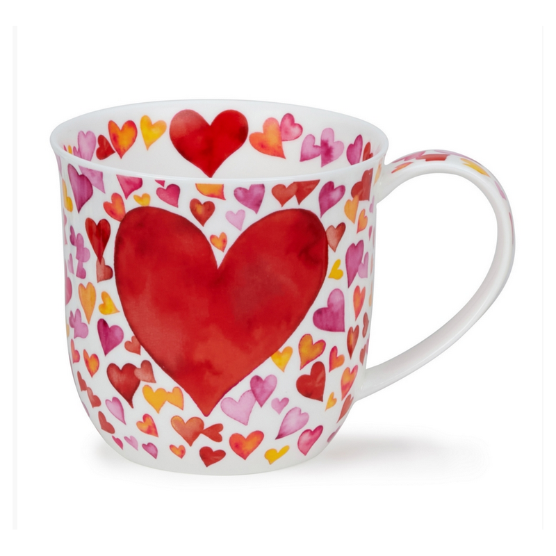 Mug Dunoon Vintage Coeur rouge - Compagnie Anglaise des Thés